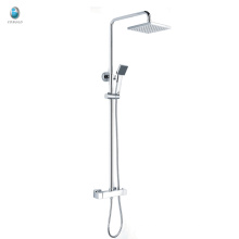 KWM-11 innovative Produkt quadratische Kunststoff-Kopfbrause mit Duschrohr massivem Kupfer Oberflächenmontage Badewanne Dusche Mixer-Set